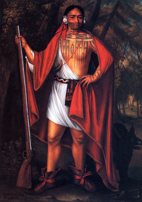 mohawk tattooed war leader