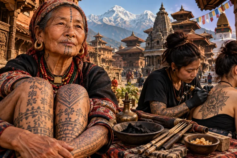 Nepal-tetovalas-tradiciok-istenek